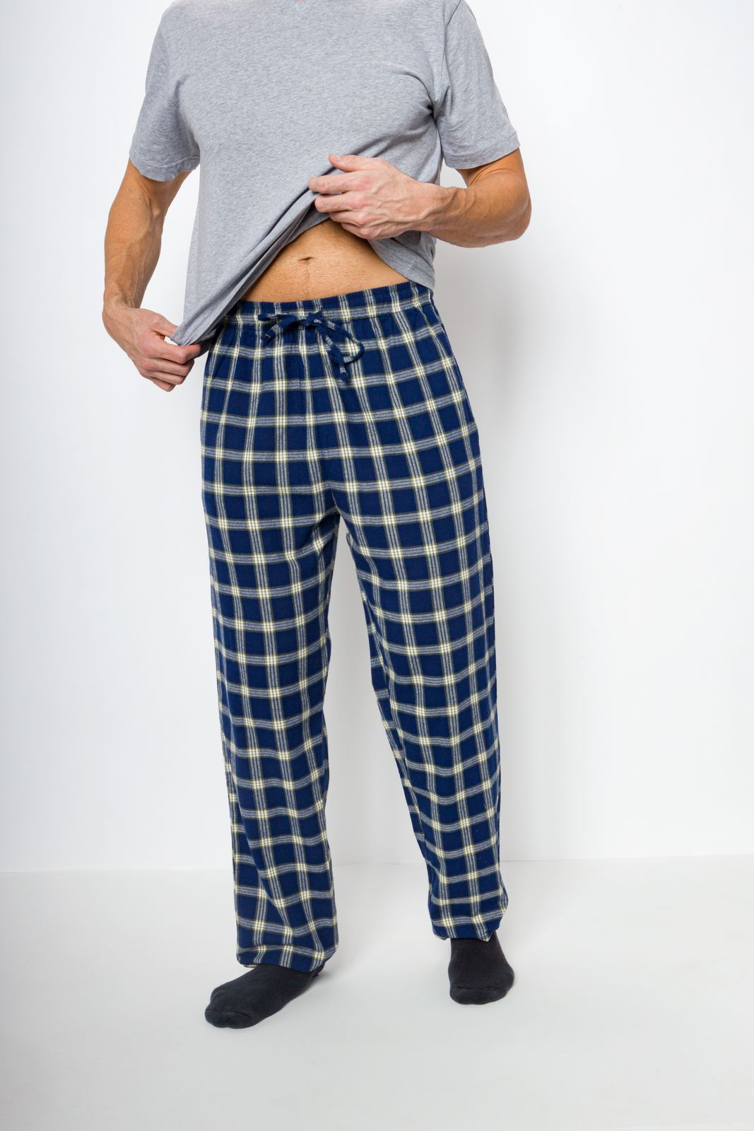 Ollie Men's Flannel Lounge Pants – Ably Apparel - Main Image