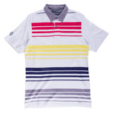 Buck |  Men's Striped Pique Polo