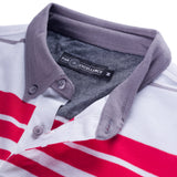 Buck |  Men's Striped Pique Polo