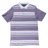 Buck |  Men's Striped Pique Polo