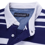 Buck |  Men's Striped Pique Polo