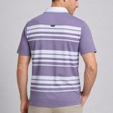 Buck |  Men's Striped Pique Polo