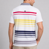 Buck |  Men's Striped Pique Polo