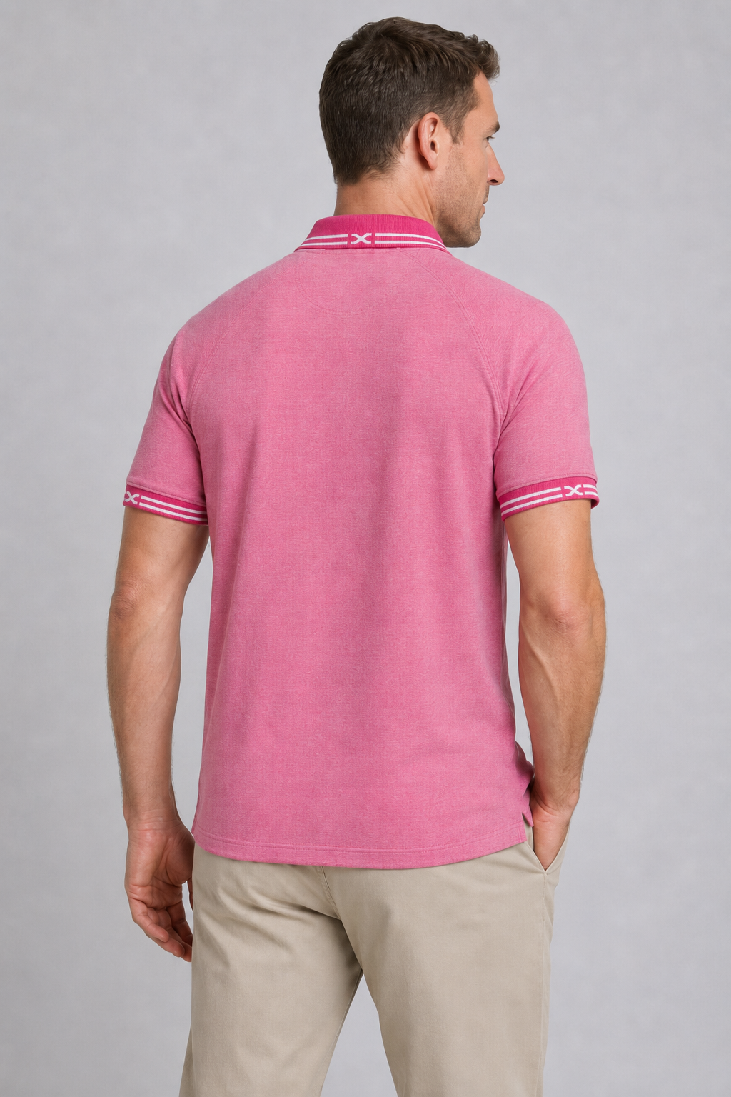 Eldrick | Men's Two-Tone Pique Polo