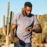 Eldrick | Men's Two-Tone Pique Polo