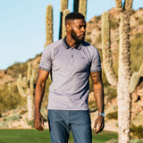 Eldrick | Men's Two-Tone Pique Polo