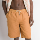 Carl | Men's Cotton Linen Blend Woven Shorts