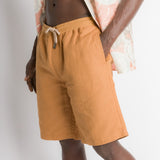 Carl | Men's Cotton Linen Blend Woven Shorts
