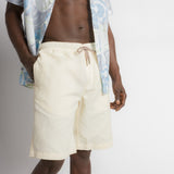 Carl | Men's Cotton Linen Blend Woven Shorts