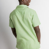 MStar | Men's Linen Cotton Blend Short Sleeve Safari Shirt