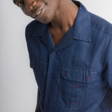 MStar | Men's Linen Cotton Blend Short Sleeve Safari Shirt