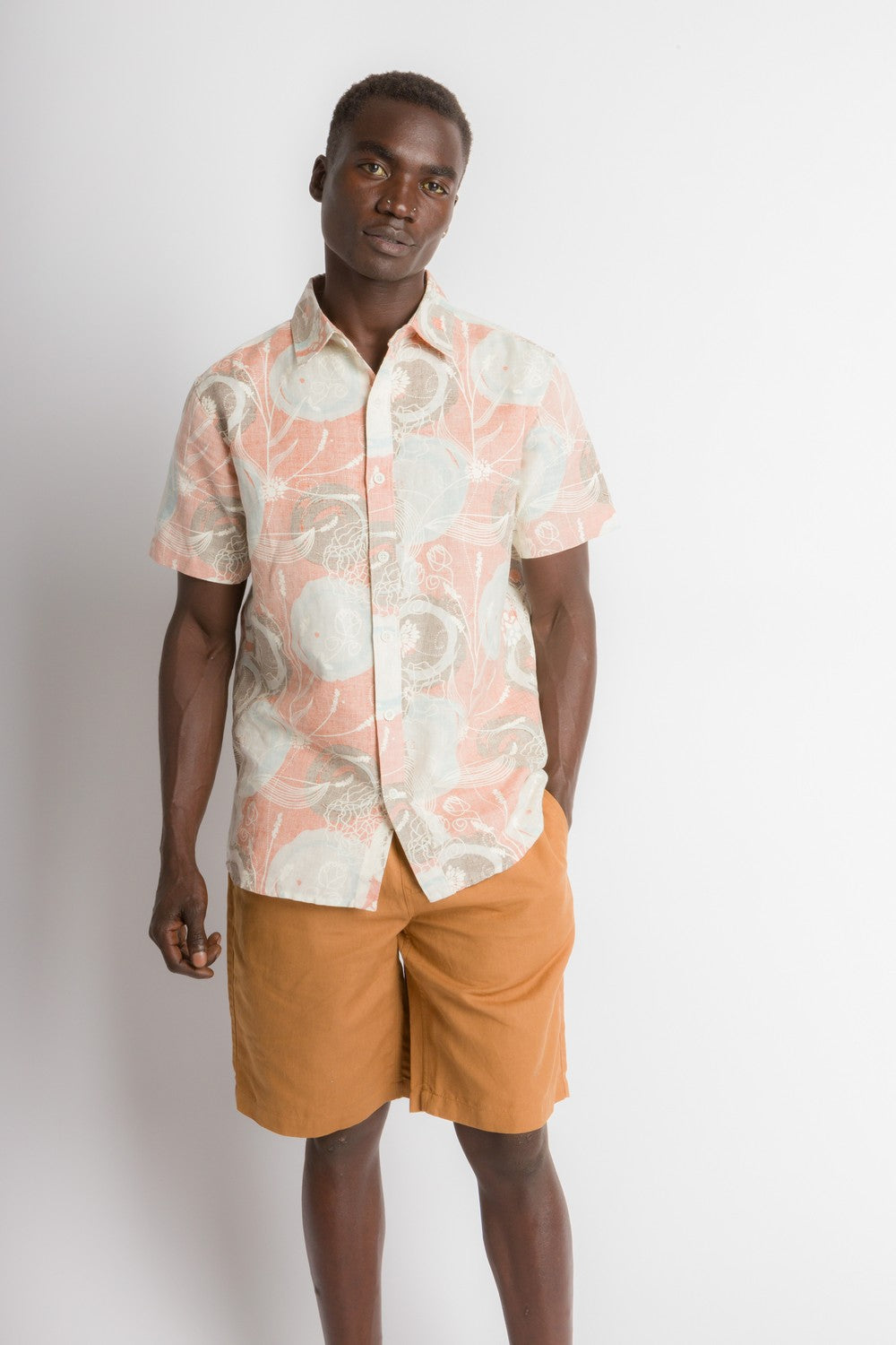 Alvin | Men's Swirl Print Woven Shirt