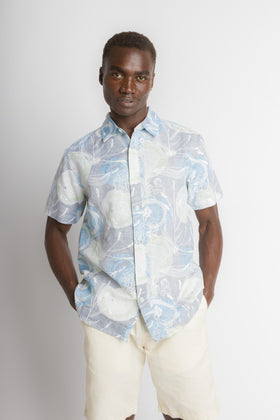 Alvin | Men's Swirl Print Woven Shirt