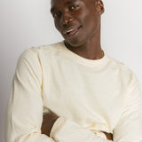 Ivan | Men's Stain Proof Relaxed Long Sleeve Cotton Linen Knit Top