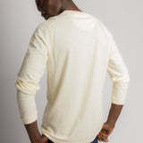 Ivan | Men's Stain Proof Relaxed Long Sleeve Cotton Linen Knit Top