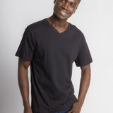 Jamison Unbranded | Men's Anti-Stain Logo-less V-neck Tee