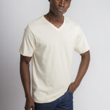 Jamison Unbranded | Men's Anti-Stain Logo-less V-neck Tee