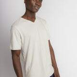 Jamison Unbranded | Men's Anti-Stain Logo-less V-neck Tee