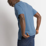 Oliver | Men's Anti-Stain Cotton Linen Blend V-Neck Pocket T-Shirt