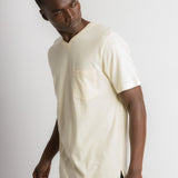 Oliver | Men's Anti-Stain Cotton Linen Blend V-Neck Pocket T-Shirt