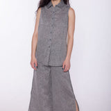 Lahaina | Women's Stainproof Linen-Lyocell Blend Shirt