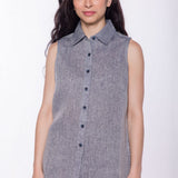 Lahaina | Women's Stainproof Linen-Lyocell Blend Shirt