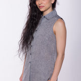 Lahaina | Women's Stainproof Linen-Lyocell Blend Shirt