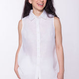 Lahaina | Women's Stainproof Linen-Lyocell Blend Shirt