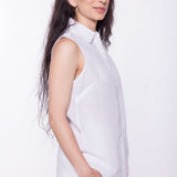 Lahaina | Women's Stainproof Linen-Lyocell Blend Shirt