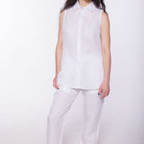 Lahaina | Women's Stainproof Linen-Lyocell Blend Shirt