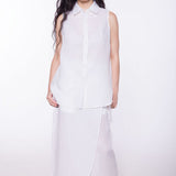 Lahaina | Women's Stainproof Linen-Lyocell Blend Shirt