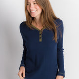 Macy | Women's Long Sleeve Thermal Henley