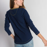 Macy | Women's Long Sleeve Thermal Henley