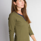 Macy | Women's Long Sleeve Thermal Henley