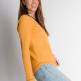 Macy | Women's Long Sleeve Thermal Henley