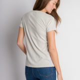 Vanessa Unbranded | Women's Anti-Stain Logo-less Deep V-neck T-Shirt