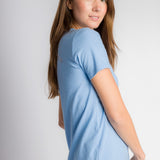 Scarlett | Women's Anti-Stain Linen Cotton Blend V-Neck T-Shirt