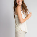 Cami | Women's Anti-Stain Cotton Linen Knit Camisole
