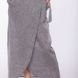 Barbados | Women's Stainproof Linen Lyocell Skirt