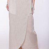 Barbados | Women's Stainproof Linen Lyocell Skirt