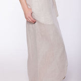 Barbados | Women's Stainproof Linen Lyocell Skirt