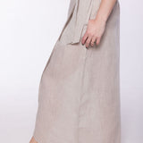Barbados | Women's Stainproof Linen Lyocell Skirt