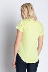 Polly | Women's Anti-Stain Dropped Neckline Tee