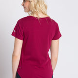Polly | Women's Anti-Stain Dropped Neckline Tee