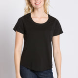 Polly | Women's Anti-Stain Dropped Neckline Tee