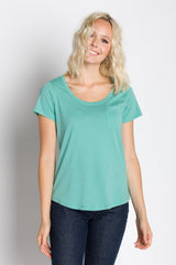 Polly | Women's Anti-Stain Dropped Neckline Tee
