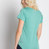 Polly | Women's Anti-Stain Dropped Neckline Tee