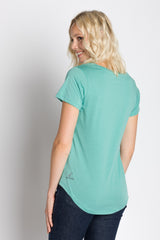 Polly | Women's Anti-Stain Dropped Neckline Tee