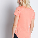 Polly | Women's Anti-Stain Dropped Neckline Tee