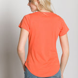 Polly | Women's Anti-Stain Dropped Neckline Tee